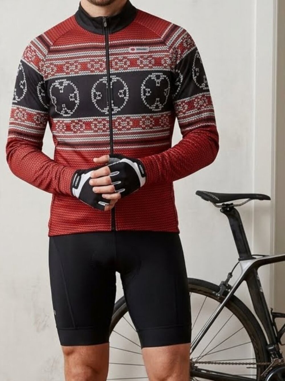 Sugoi Men's Performance Cycling Bike Riding Jacket Jersey Red Black Bike Gear